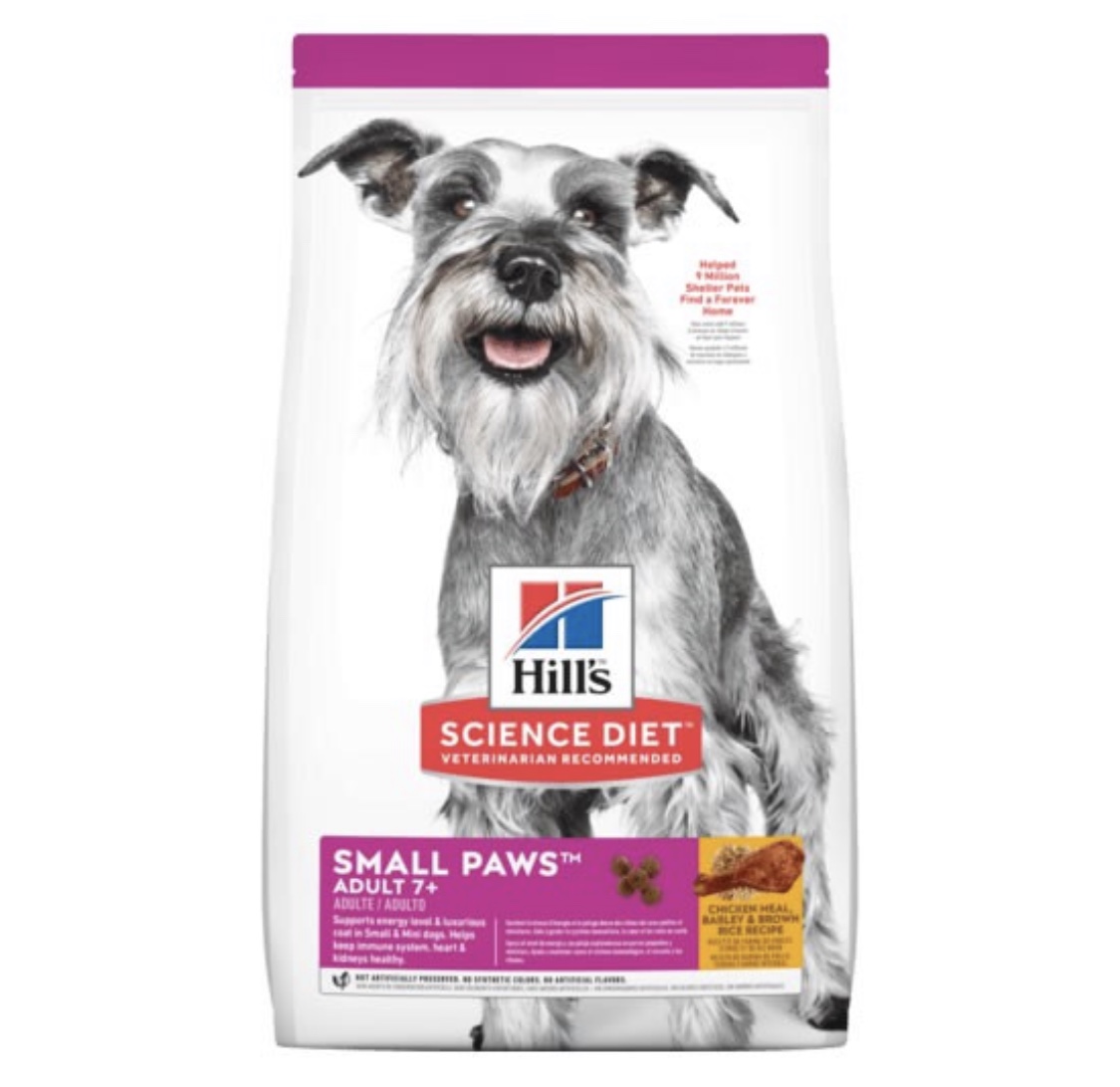 Adult 7+ small paws 7.04 kg. Exp.06/2024