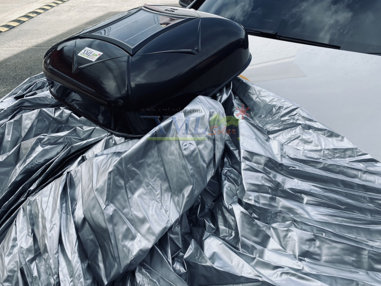 ชุดผ้าคลุมรถยนต์โซล่าเซลล์ ไซต์ YXL สำหรับรถตู้ ขนาดใหญ่