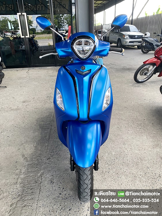 ★ดาวน์3,500★GRAND FILANO ปี 66 สีน้ำเงิน เครื่องเดิมแน่น ขับขี่นิ่มๆ ยูบ็อกใหญ่ ชุดสีสวยเป๊ะ เครื่องดี ศูนย์ดี ราคา 49,900