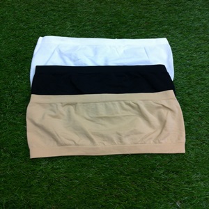 เกาะอก เนื้อผ้านิ่ม ใส่สบายไม่อึดอัด มี 3 สี ขาว,เนื้อ,ดำ ฟรีไซส์ ราคาส่ง 3 ชิ้นคละแบบได้ ตัวละ 80 บาท