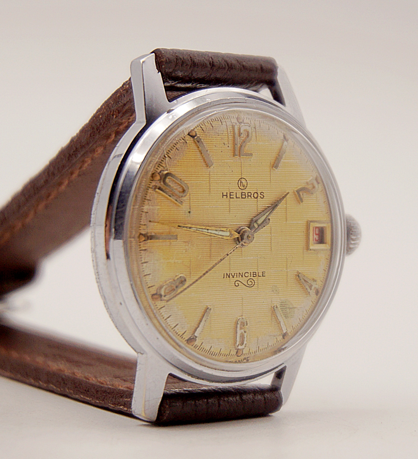 นาฬิกาเก่า HELBROS ไขลาน