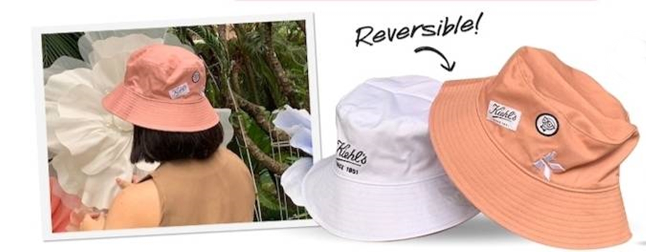 KIEHL'S Brownish Pink Bucket Hat (พร้อมส่ง)