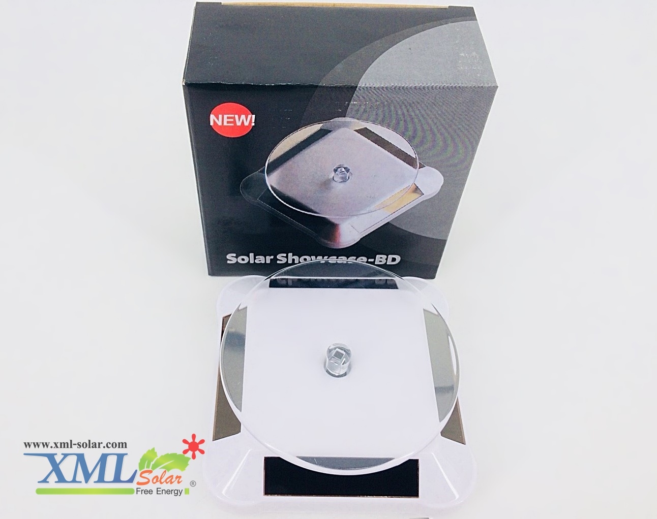 ตัวหมุนโชว์อเนกประสงค์ โซล่าเซลล์ ทรง classic (สี:ขาว)