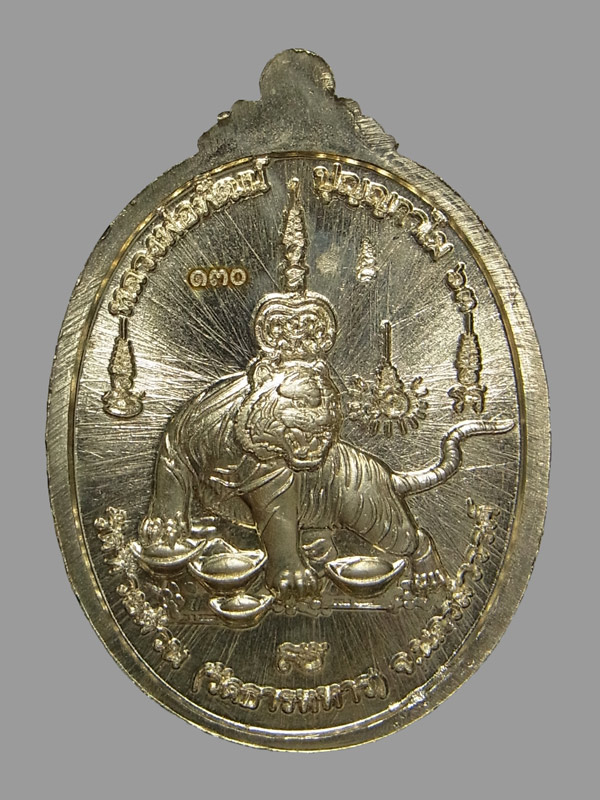 เหรียญพยัคฆ์รวยทรัพย์ หลวงพ่อพัฒน์ ปี2563