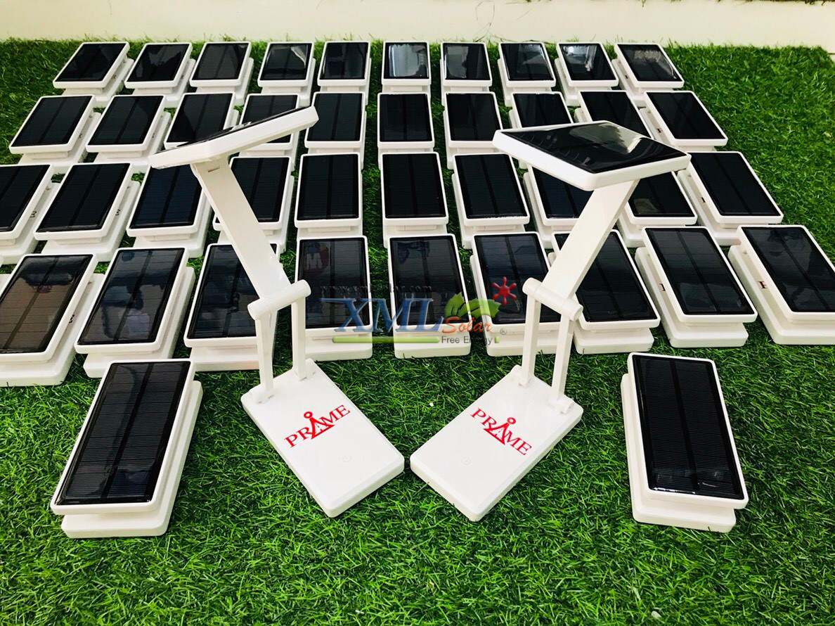 โคมไฟตั้งโต๊ะโซล่าเซลล์ 30 Super LED รุ่นใหม่ 2023 (แสง : คูลไวท์)