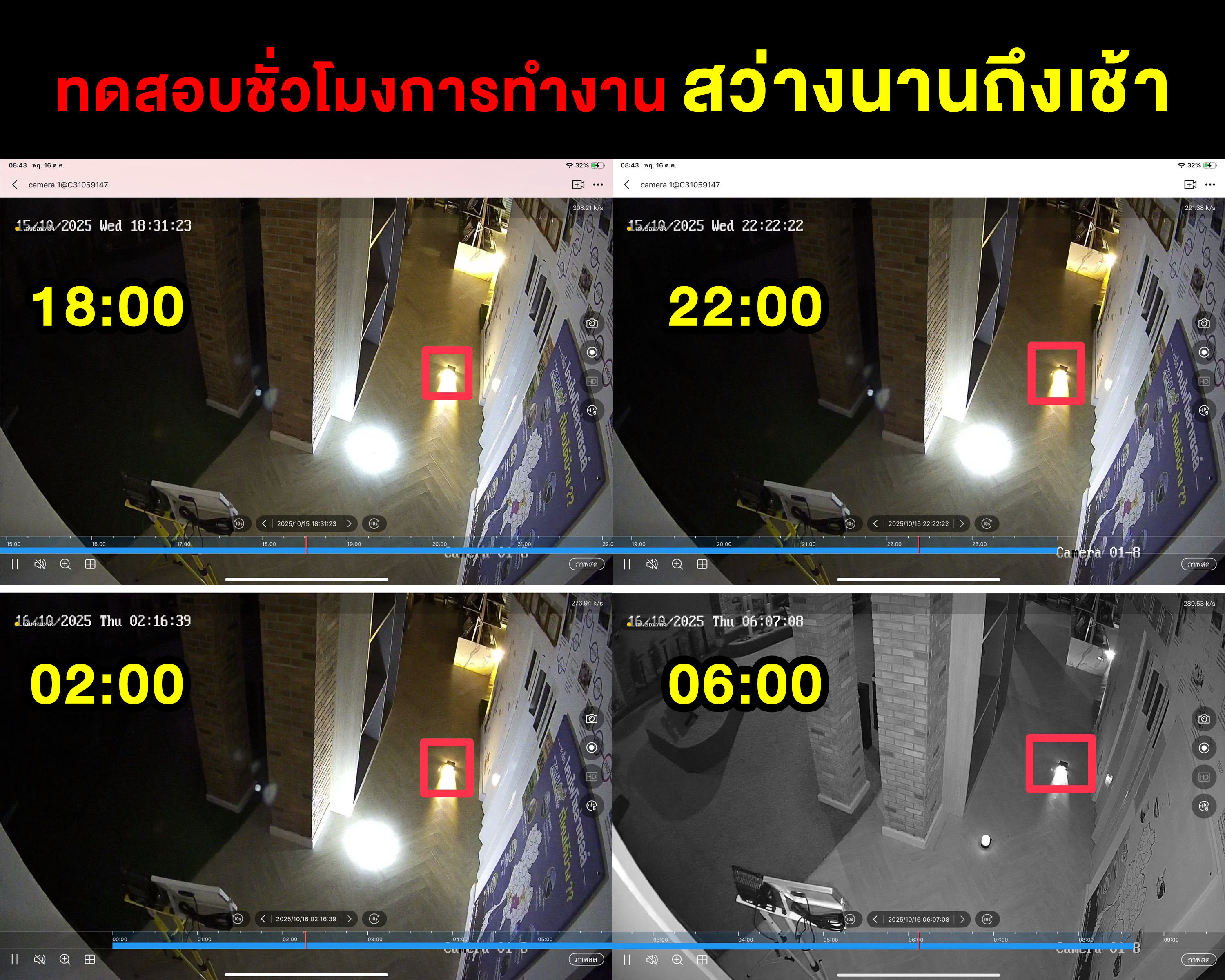 โคมไฟผนังโซล่าเซลล์ LED ส่องบน-ล่าง รุ่นใหม่!