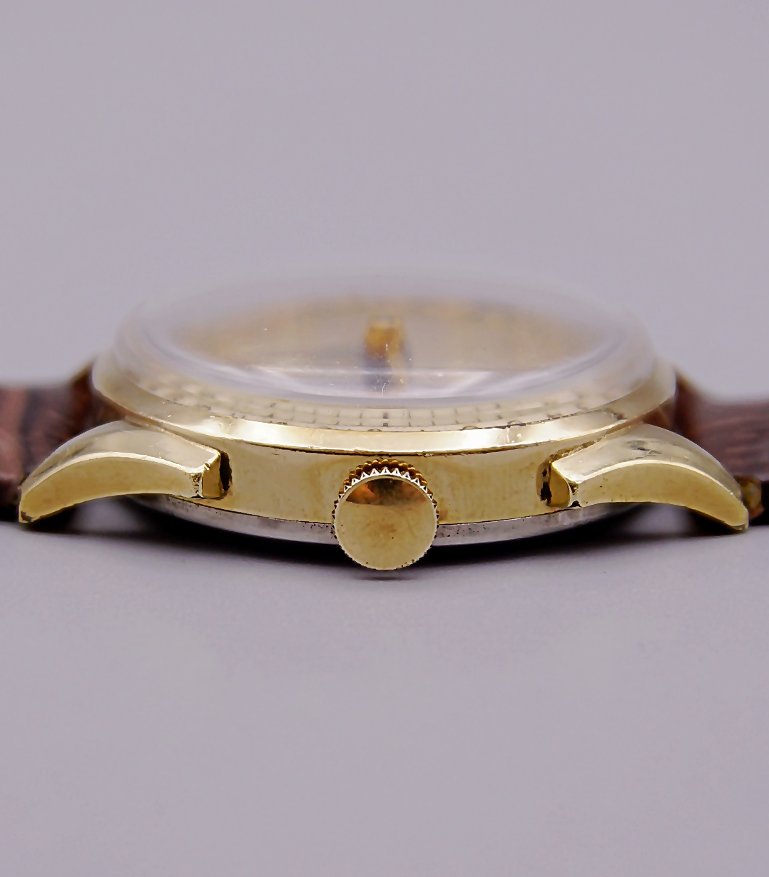 นาฬิกาเก่า BENRUS POINTER DATE ไขลาน