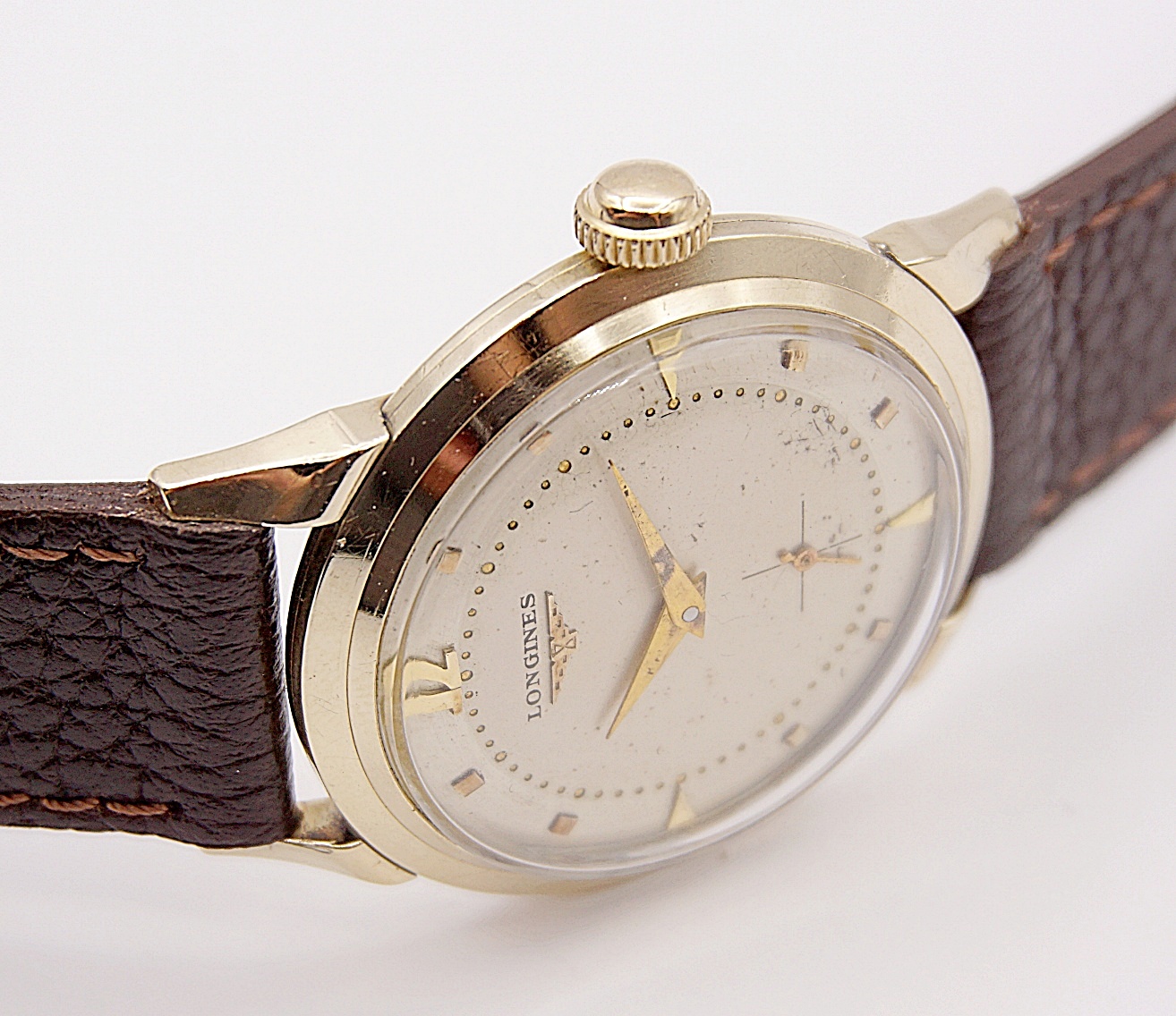 นาฬิกาเก่า LONGINES ไขลานสองเข็มครึ่ง