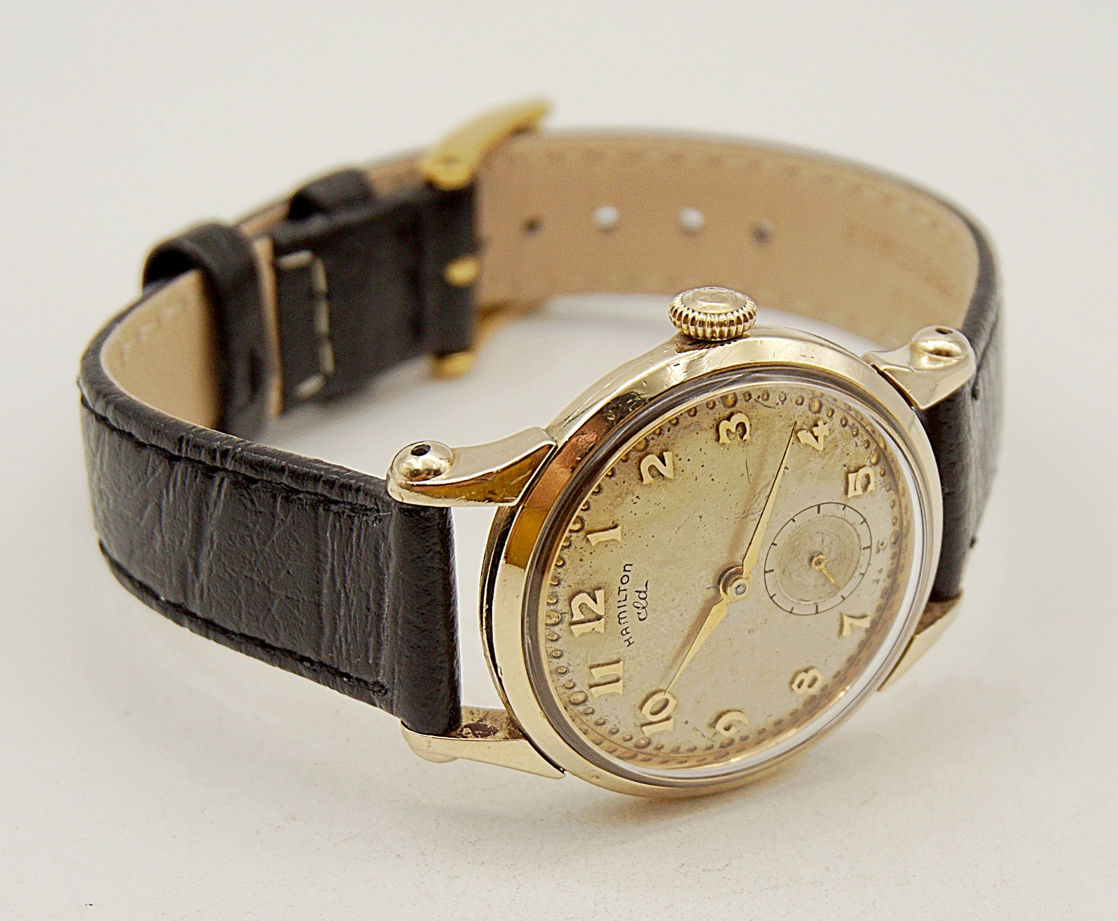 นาฬิกาเก่า HAMILTON ไขลานสองเข็มครึ่ง