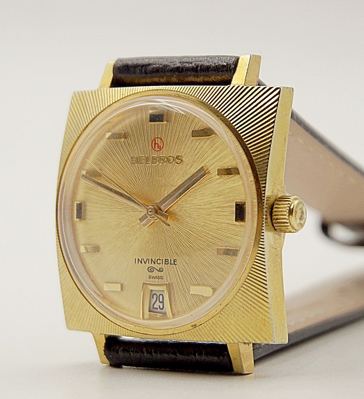 นาฬิกาเก่า HELBROS ไขลาน