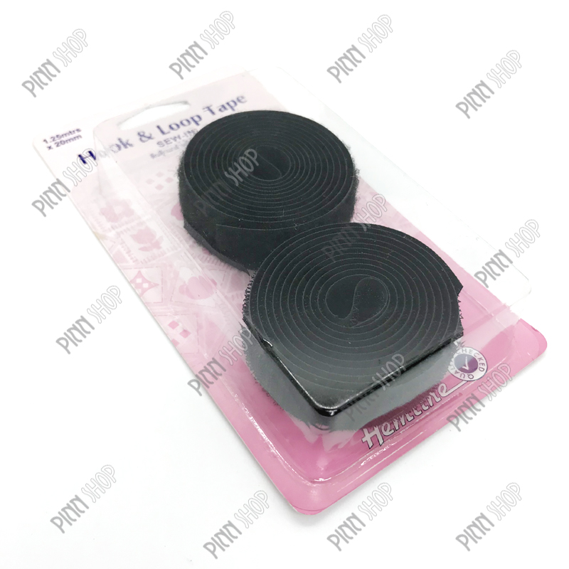 ตีนตุ๊กแกสีดำ กว้าง 2 ซม.