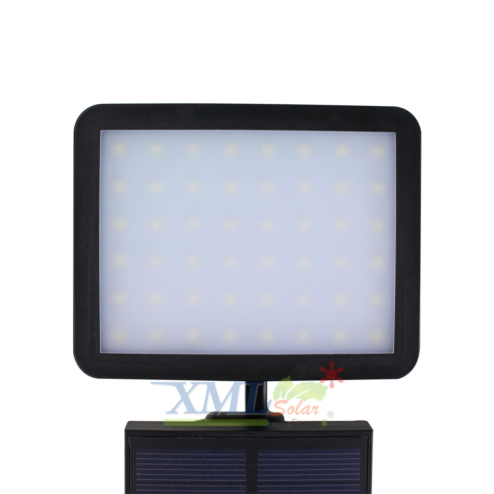 สปอร์ตไลท์ปักสนามโซล่าเซลล์ 48 LED (รุ่นเเบน) (เเสง : ขาว) 1 แถม 1