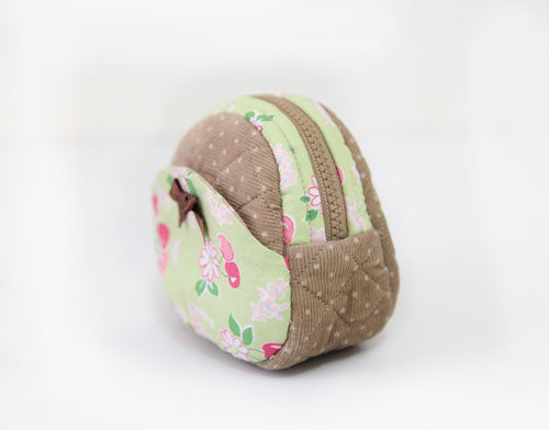 Cherry Coin Purse B (Green)