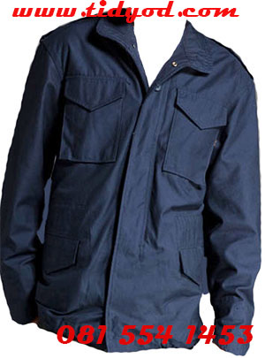 jacket field blue-black ผ้าร่ม