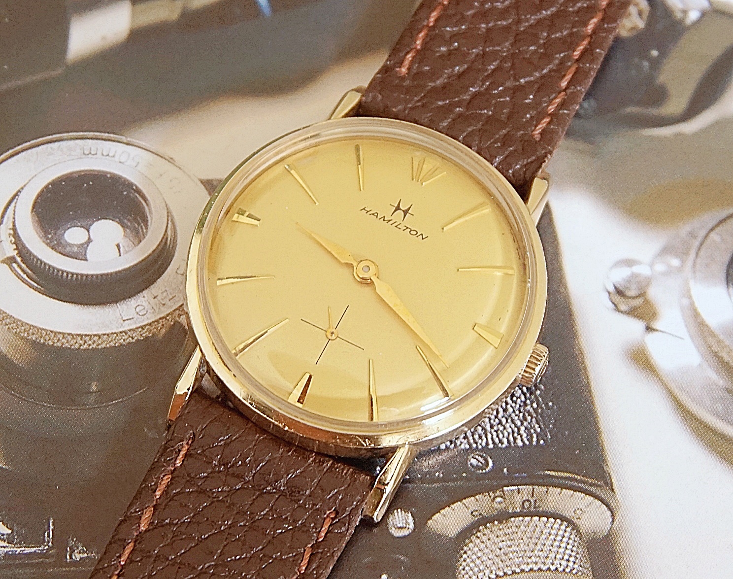 นาฬิกาเก่า HAMILTON ไขลาน