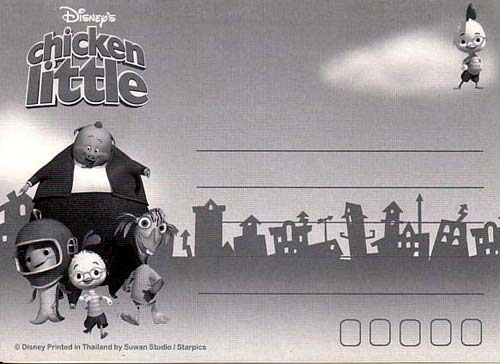 Postcard Chicken Little No.2, 16 ใบ