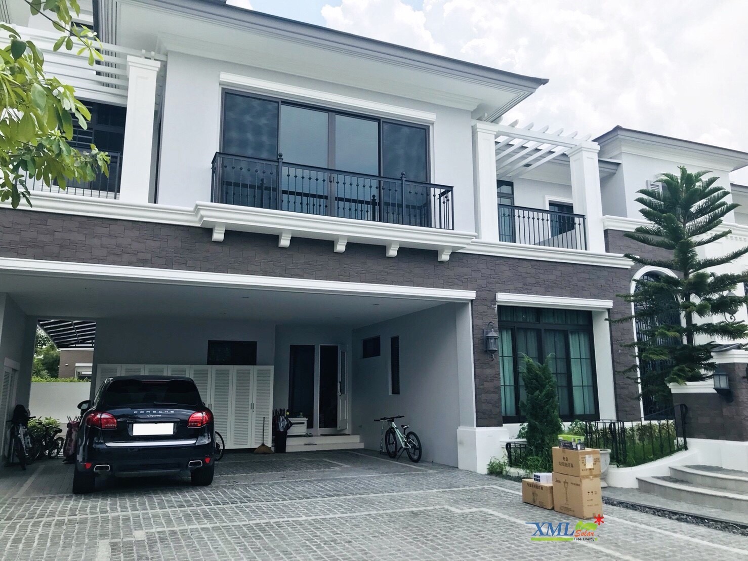 ไฟบันไดโซล่าเซลล์ ทรงสี่เหลี่ยม 5 SMD LED