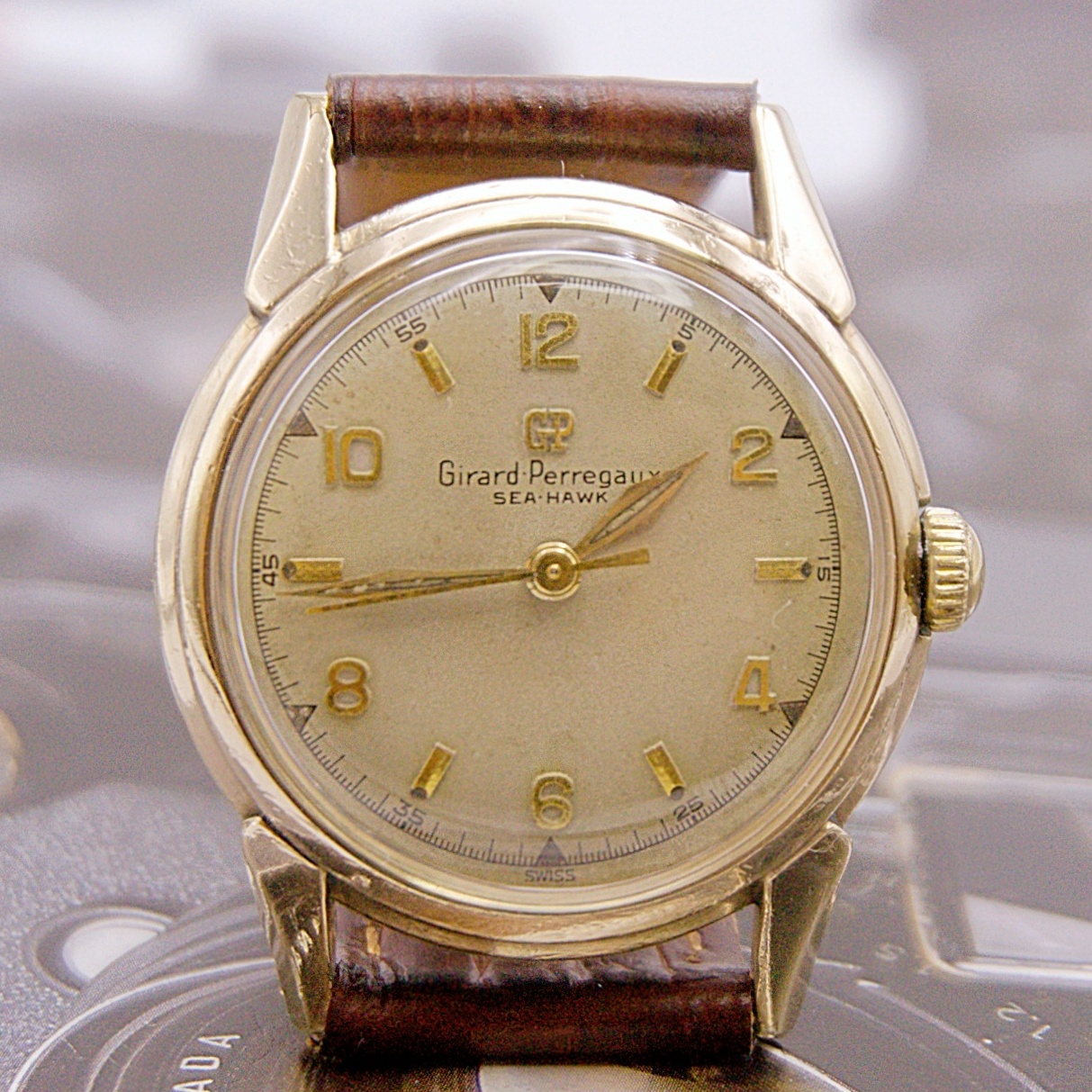 นาฬิกาเก่า GIRARD PERREGAUX ไขลาน