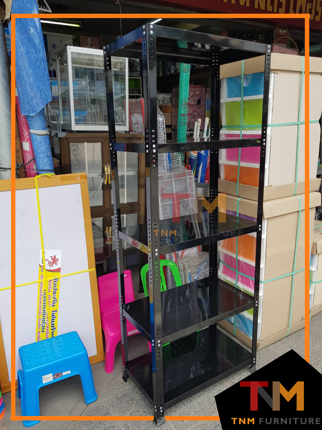 ชั้นเหล็กปรับระดับ 5ชั้น