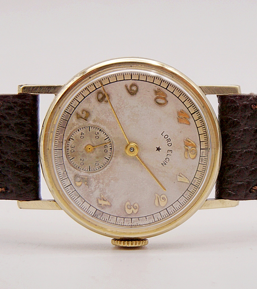 นาฬิกาเก่า LORD ELGIN ไขลานสองเข็มครึ่ง