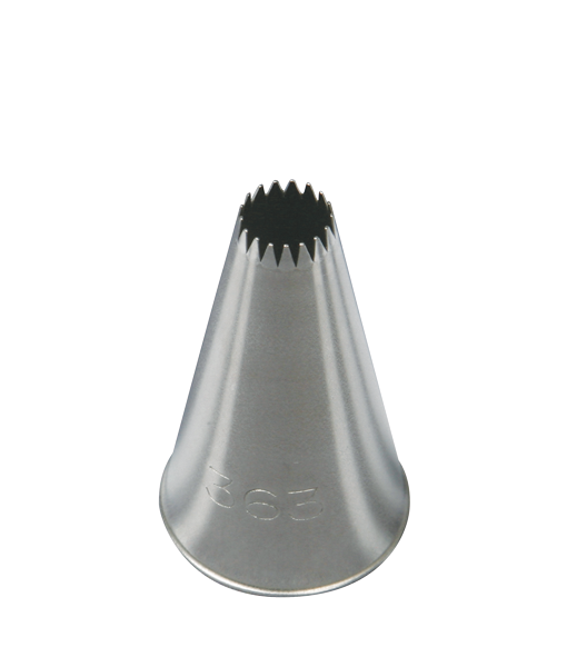 หัวบีบ ไซส์พิเศษ เบอร์ 363 (นำเข้าเกาหลี) OPEN STAR TUBES