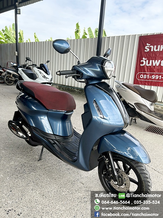 GRAND FILANO ปี67 ABS ตัวรีโมท ชุดสีสวย เครื่องเดิมๆ ขับขี่นิ่ม เครื่องแน่น ประหยัดน้ำมัน ศูนย์ดี ราคา 59,900