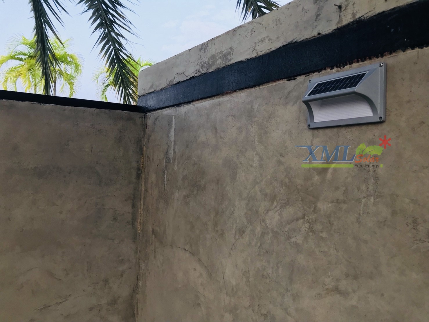 ไฟบันไดโซล่าเซลล์ ทรงสี่เหลี่ยม 5 SMD LED