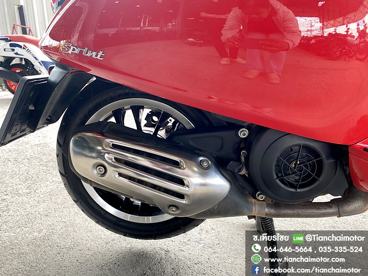 ★ฟรีดาวน์★VESPA SPRINT 125 I GET ABS ปี67 สีแดงสด ไมล์วิ่งน้อย เครื่องแน่นๆ ชุดสีสวยเวอร์ เครื่องดี ศูนย์ดี ราคา 77,500