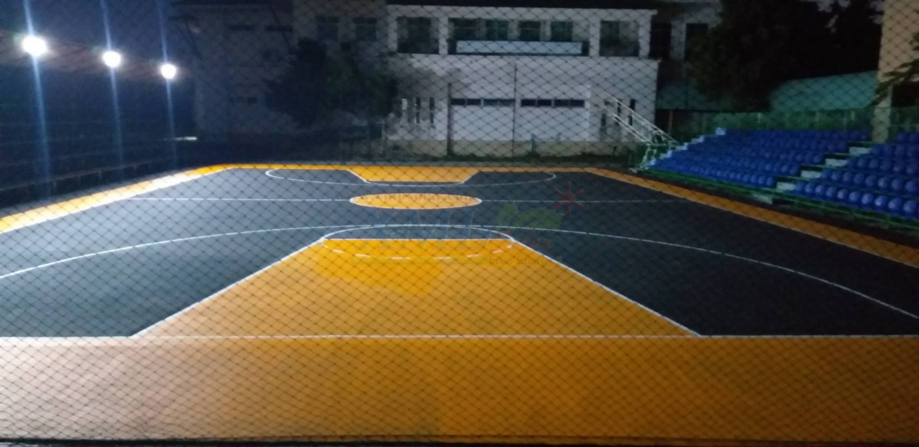 สปอร์ตไลท์โซล่าเซลล์ 1000 W. รุ่นใหม่ JD81000L (แสง : ขาว)