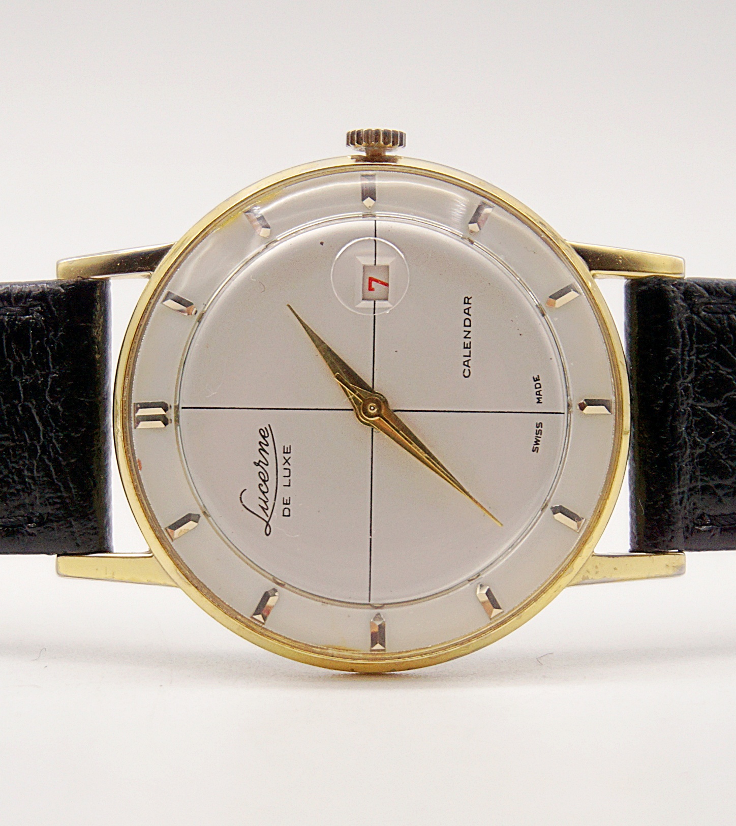 นาฬิกาเก่า LUCERNE ไขลาน