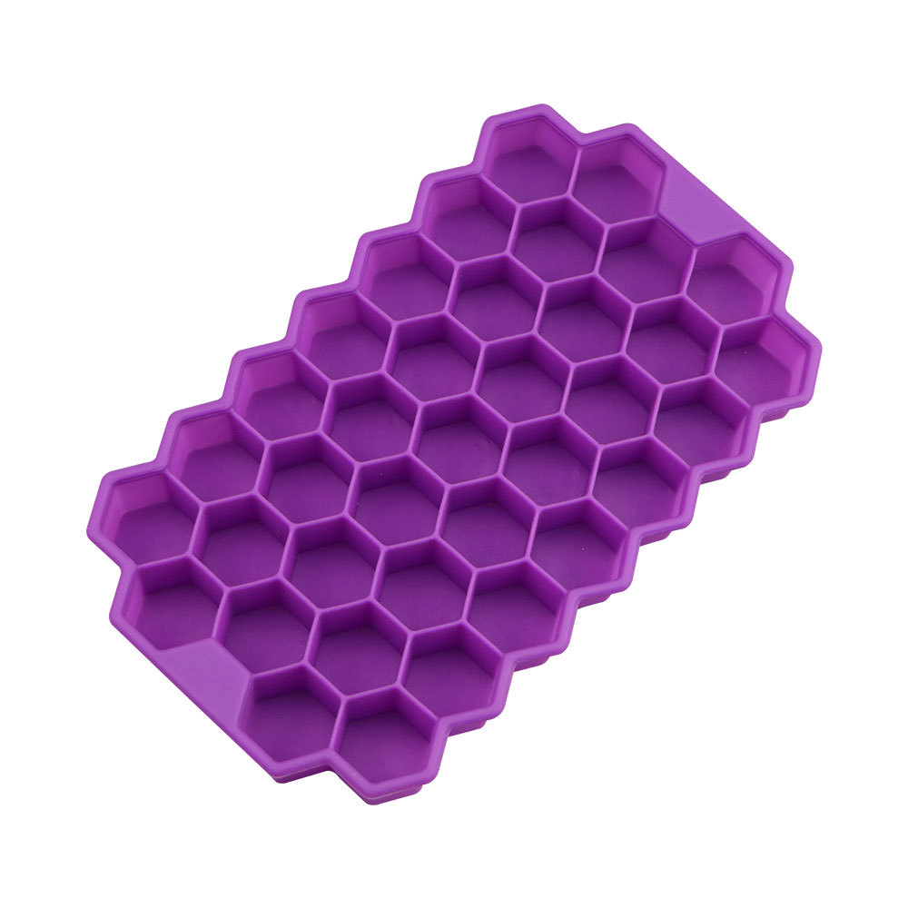 โมล(Mold) แม่พิมพ์ซิลิโคน ทำวุ้น ขนม สบู่ งานdiy รูปหกเหลี่ยม รังผึ้ง 37 ช่อง (10 G.)