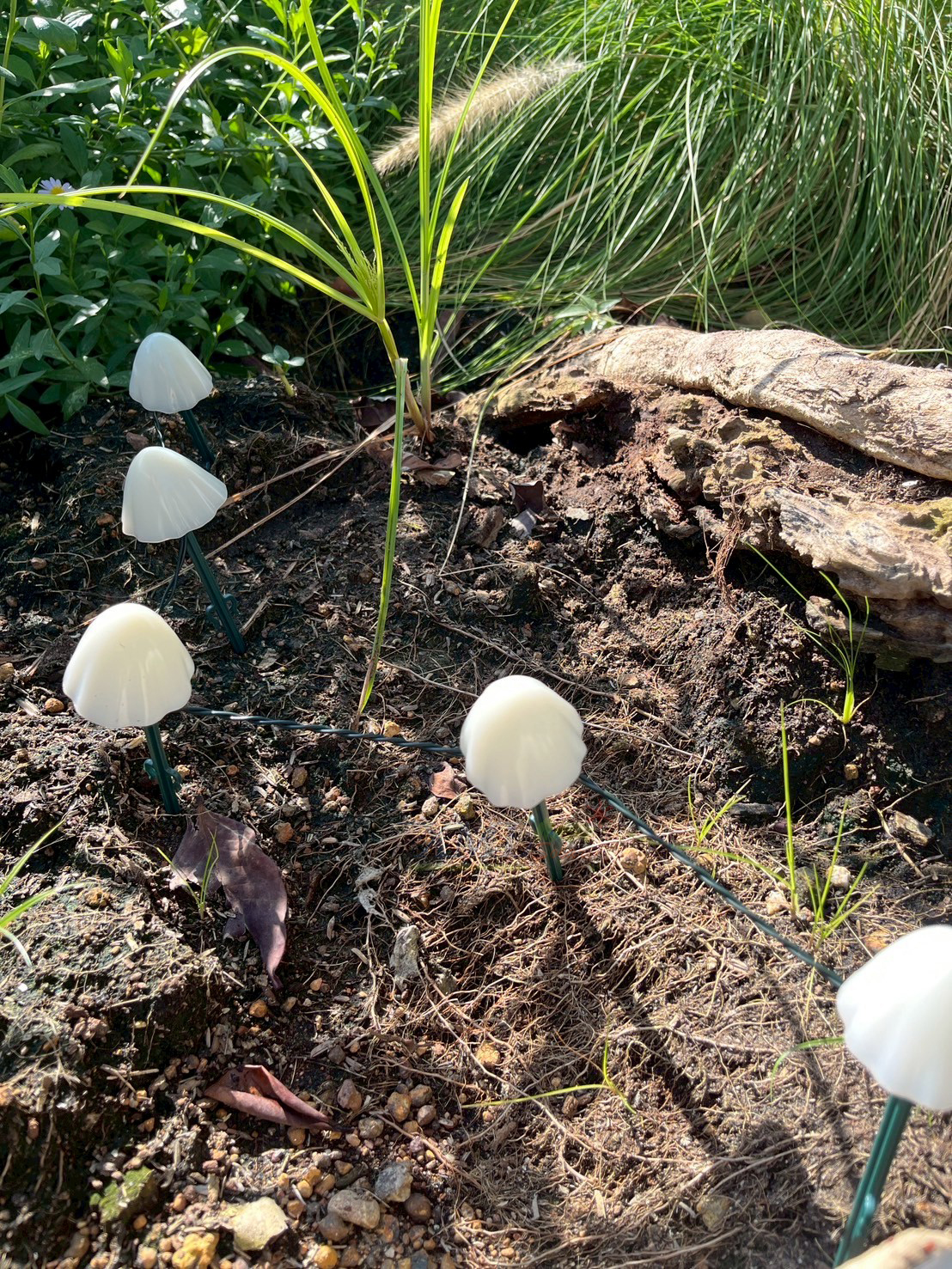 ไฟปักสนามโซล่าเซลล์ รูปเห็ด