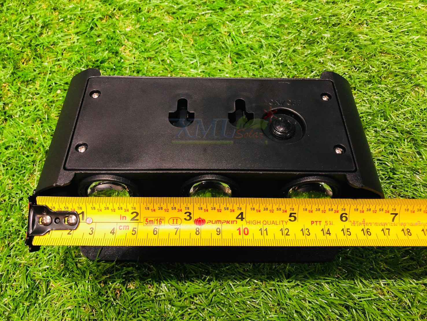 โคมไฟผนังโซล่าเซลล์ 5 LED รุ่น TB-259N5 (แสง : เหลืองวอมไวท์)