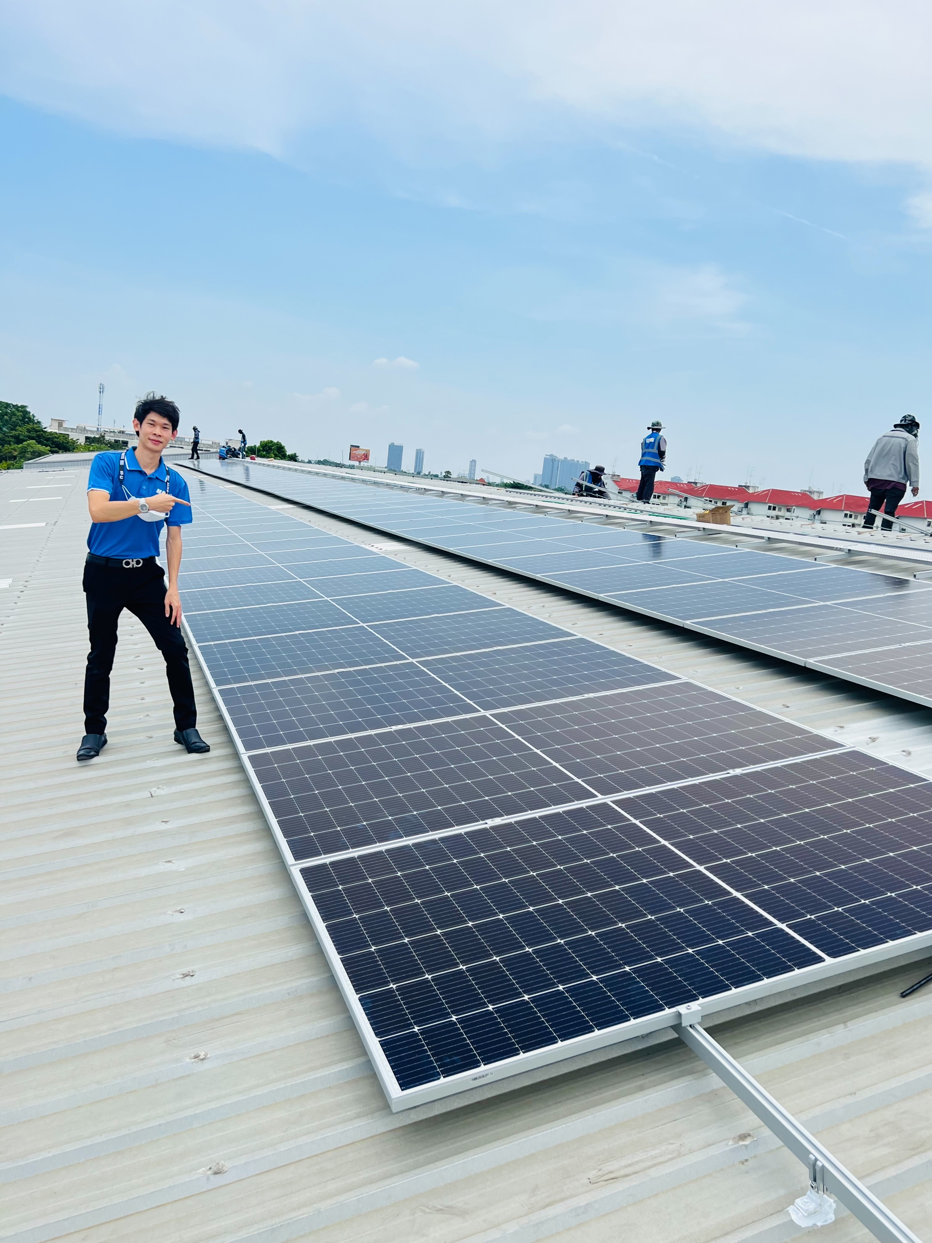 ระบบโซล่าเซลล์ติดหลังคา (Solar Rooftop) ขนาด 5 KW (ON-GRID) Three Phase พร้อมติดตั้ง