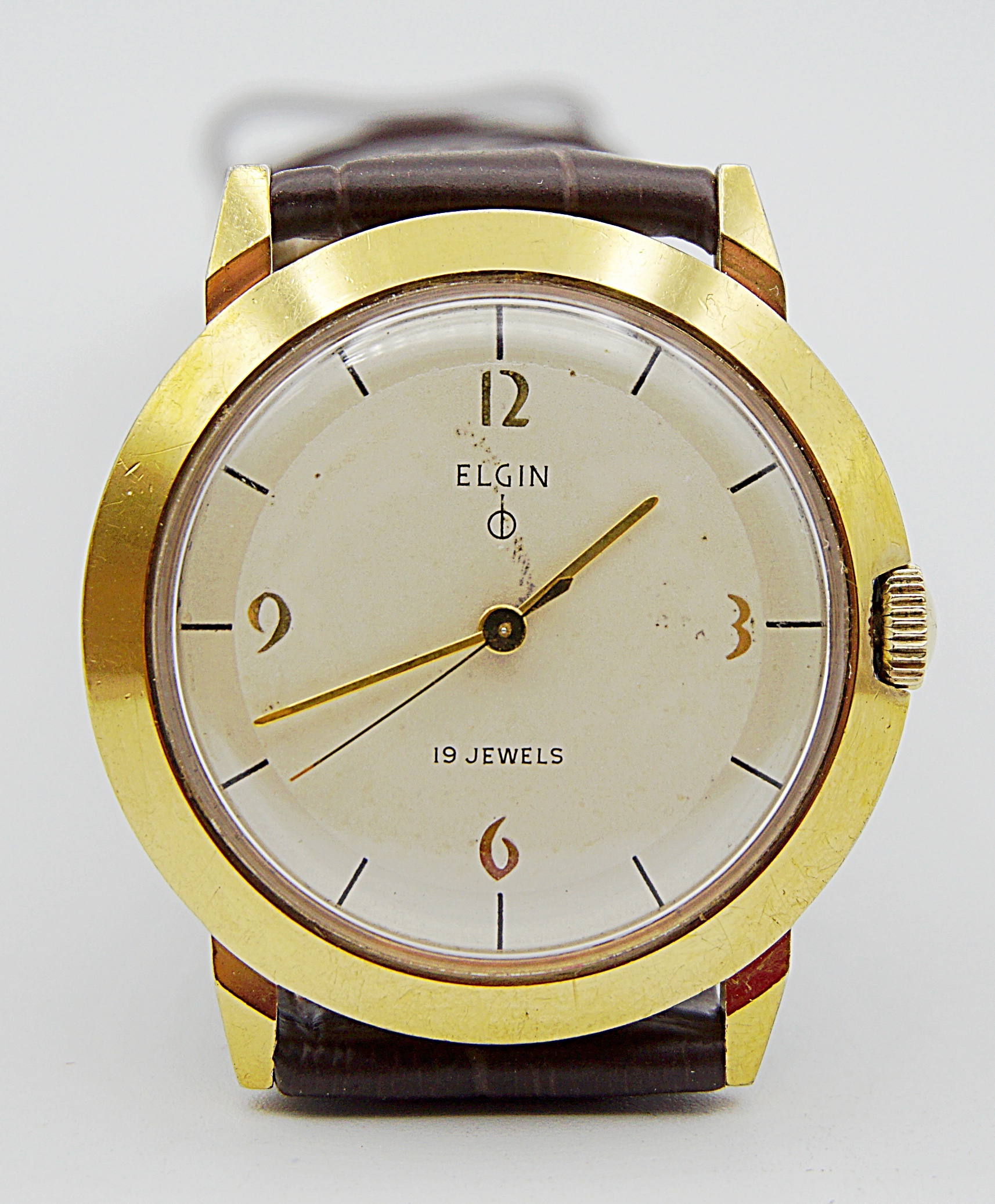 นาฬิกาเก่า ELGIN ไขลาน พร้อมกล่อง