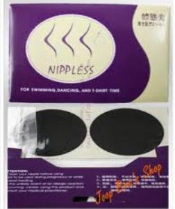 สติ๊กกเกอร์แปะจุกนม แบบวงกลม สีดำ 1 แพค มี 5 คู่ ราคาแพคละ 100 บาท