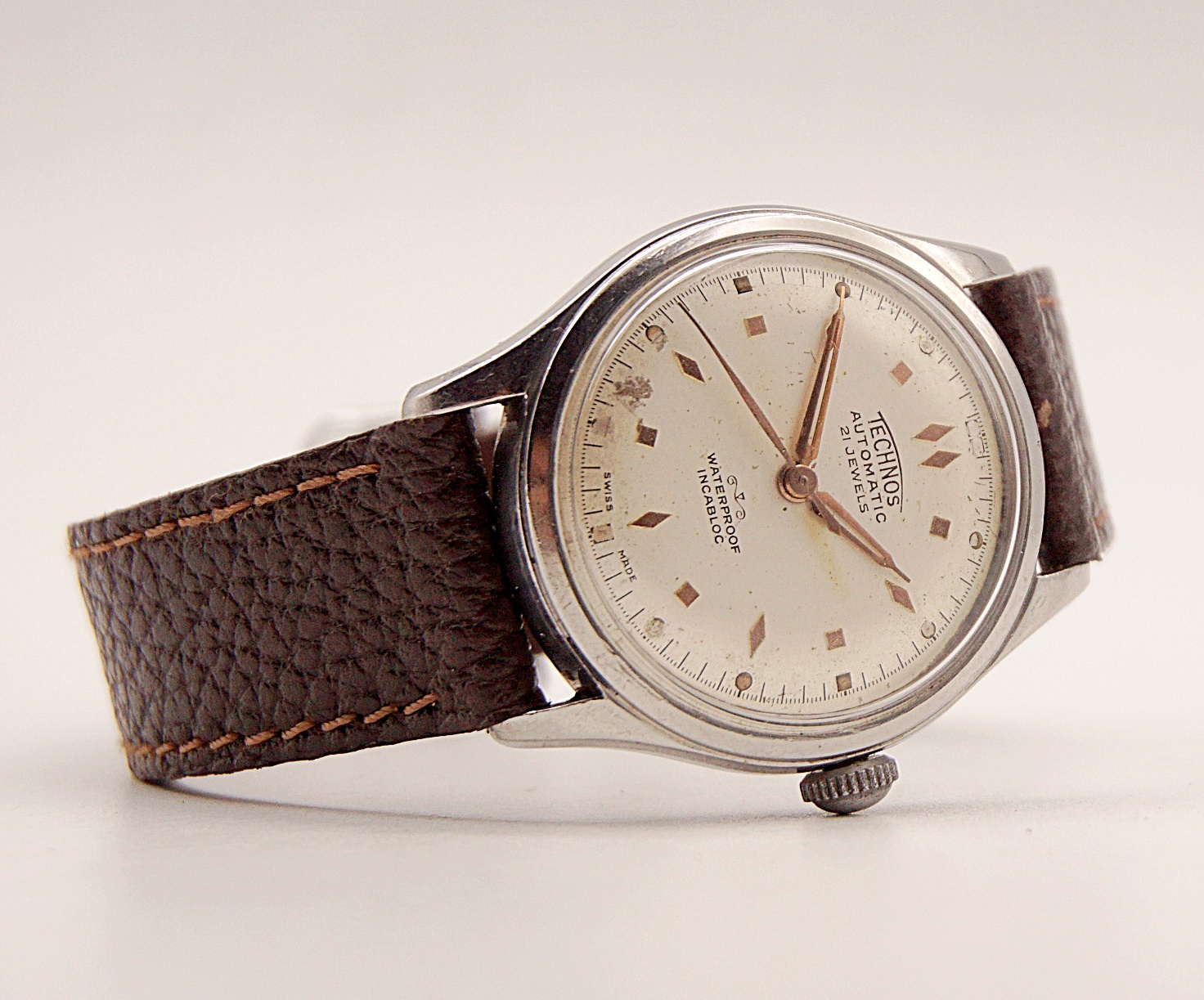 นาฬิกาเก่า TECHNOS ออโตเมติก