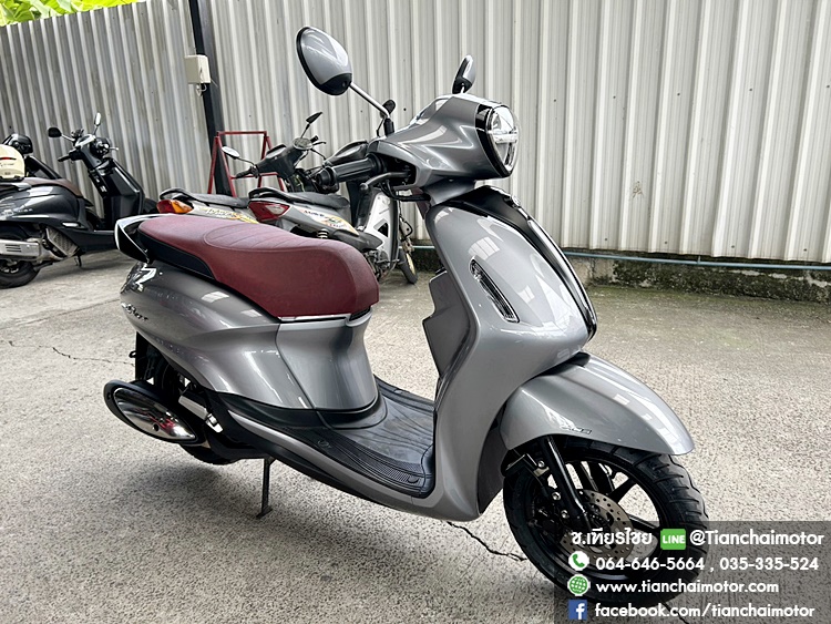 GRAND FILANO ปี67 ABS กุญแจรีโมท เครื่องเดิมแน่น ชุดสีสวยเป๊ะ หรูหรา ศูนย์ดี ประหยัด เครื่องดีเยี่ยม ราคา 59,900