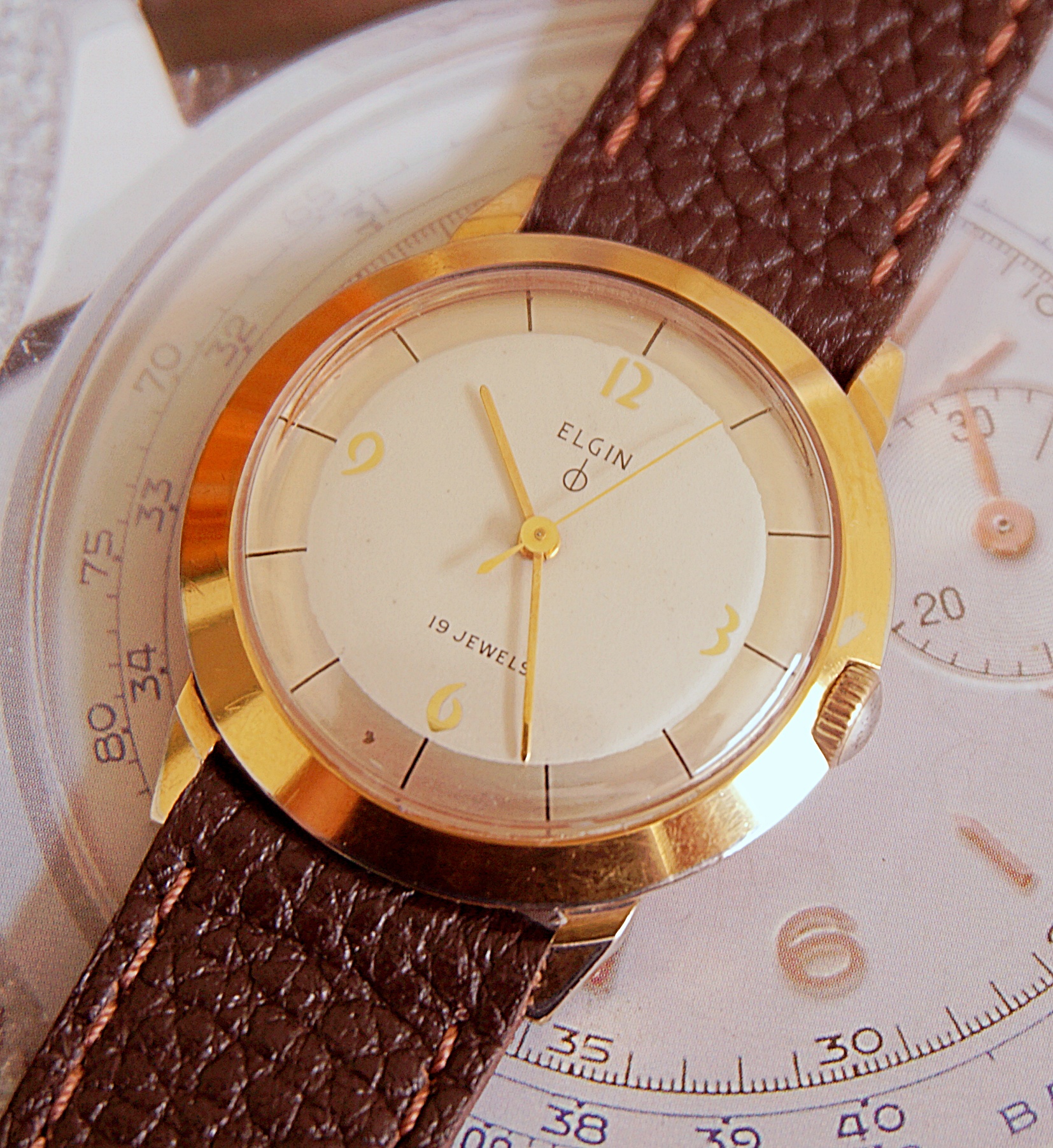 นาฬิกาเก่า ELGIN ไขลาน
