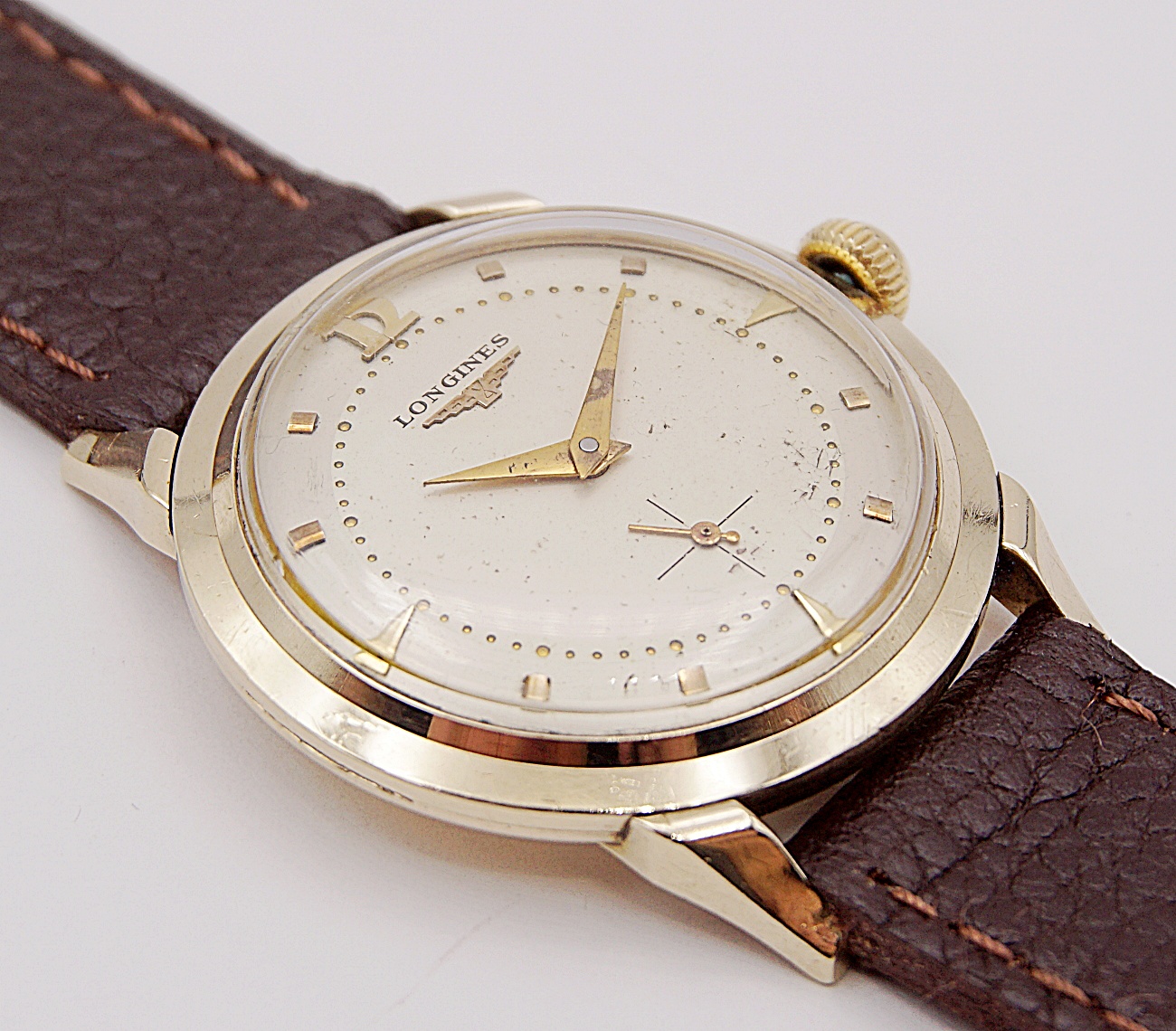 นาฬิกาเก่า LONGINES ไขลานสองเข็มครึ่ง