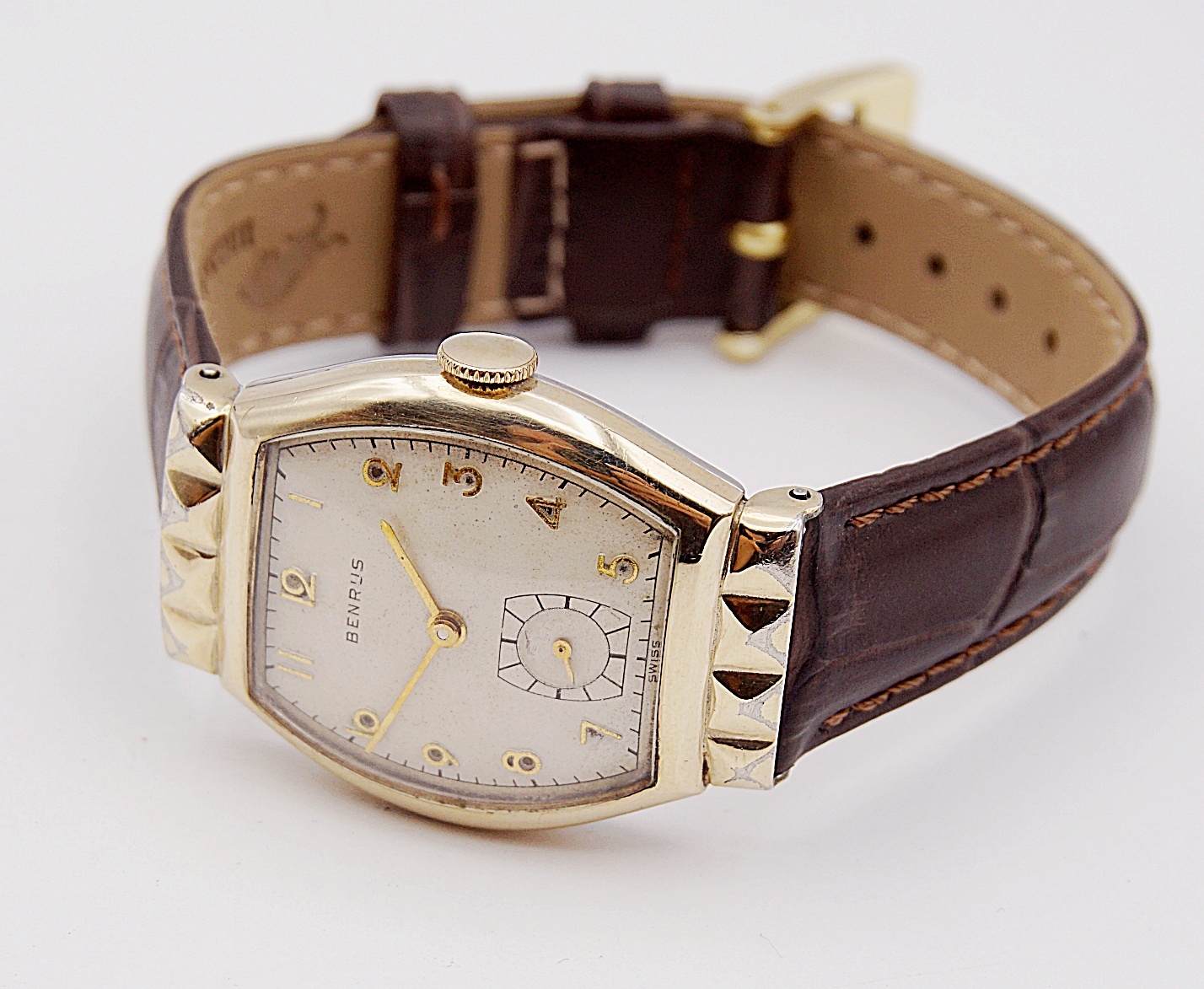 นาฬิกาเก่า BENRUS ไขลานสองเข็มครึ่ง