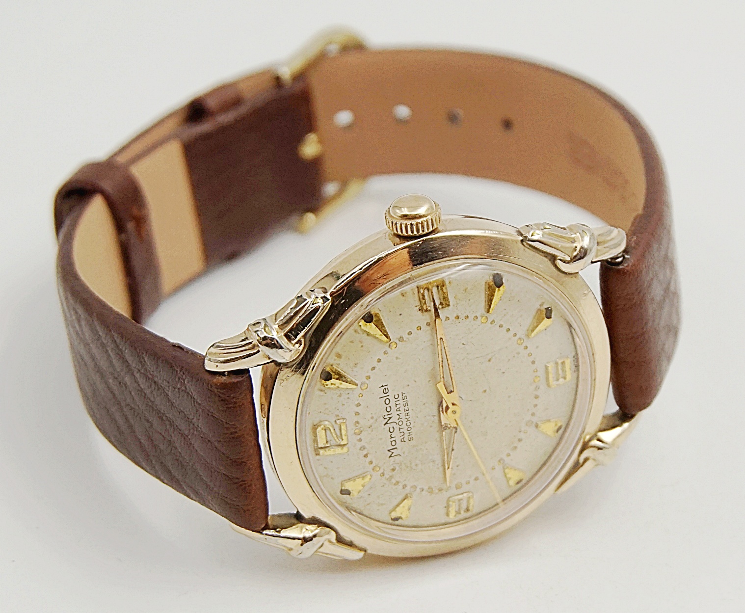 นาฬิกาเก่า MARC NICOLET ออโตเมติก