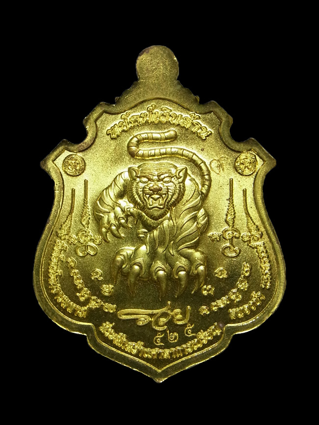 เหรียญพยัคฆ์เงินล้าน หลวงพ่อพัฒน์ ปุญญกาโม ปี2563