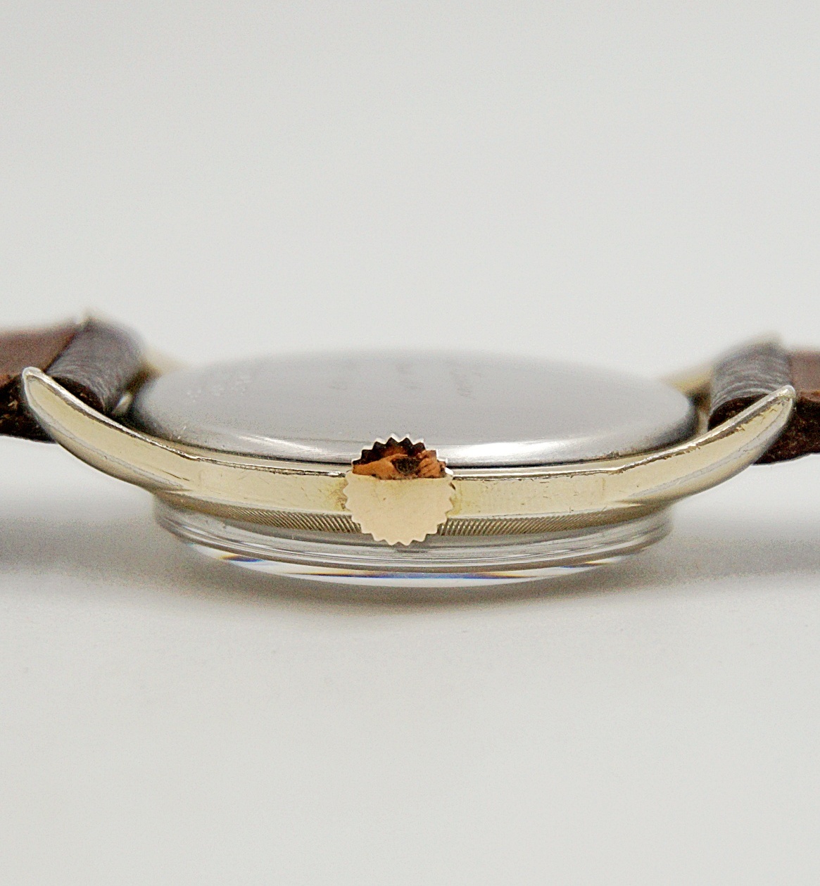 นาฬิกาเก่า BENRUS POINTER DATE ไขลาน