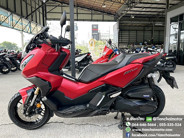 ★ฟรีดาวน์★ADV350 ปี67 สีแดง วิ่งเพียง 7000 กิโล ชุดสีสวยเป๊ะ เหมือนใหม่มาก เครื่องเดิมแน่น เครื่องแรงเร้าใจ ราคา 149,000