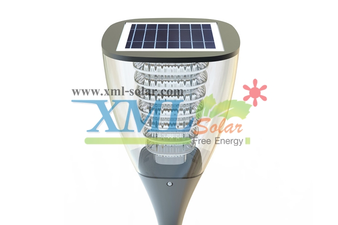 ไฟตั้งพื้นสนามโซล่าเซลล์ ทรงถ้วย (เเสง : เหลืองวอมไวท์)(1 แถม 1)