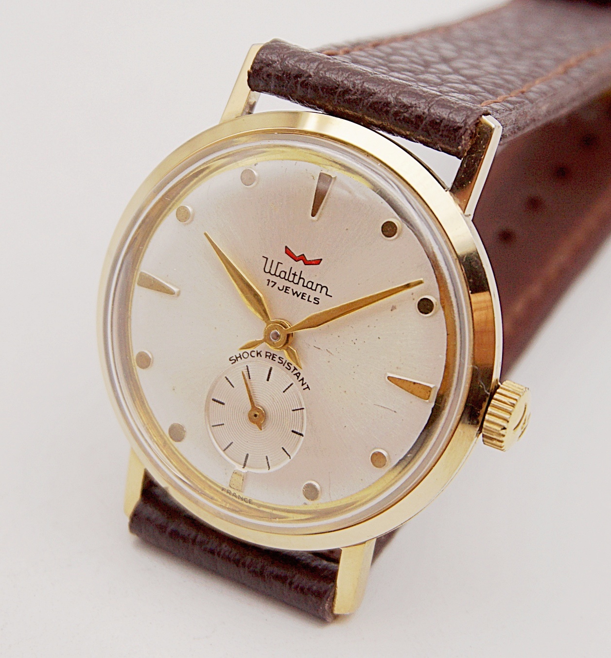 นาฬิกาเก่า WALTHAM ไขลานสองเข็มครึ่ง