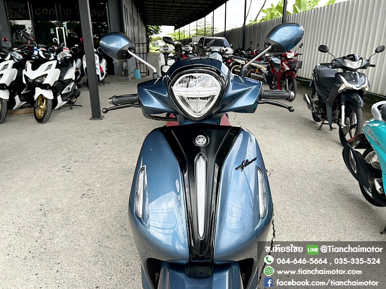 ★ฟรีดาวน์★GRAND FILANO ปี67 ABS ตัวรีโมท สีน้ำเงินแก้ว วิ่งน้อย เครื่องเดิมแน่น ชุดสีสวยเป๊ะ ประหยัดน้ำมัน ขับขี่นิ่มๆ ราคา 59,500