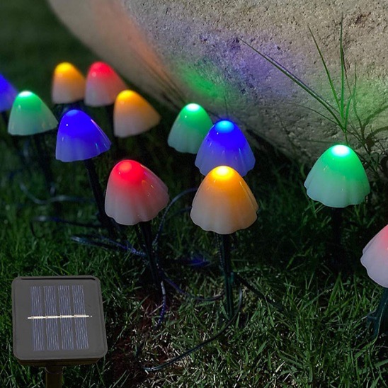 ไฟปักสนามโซล่าเซลล์ รูปเห็ด