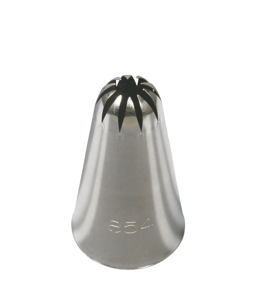 หัวบีบเกาหลี เพื่อตกแต่งเค้ก หรือ งาน diy เบอร์ 854 = 2c (นำเข้าเกาหลี) closed star tubes & drop flower tubes